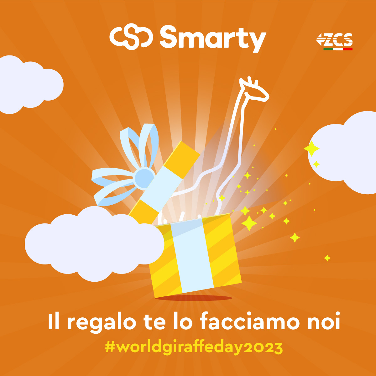 Celebra la giornata mondiale della giraffa con Smarty