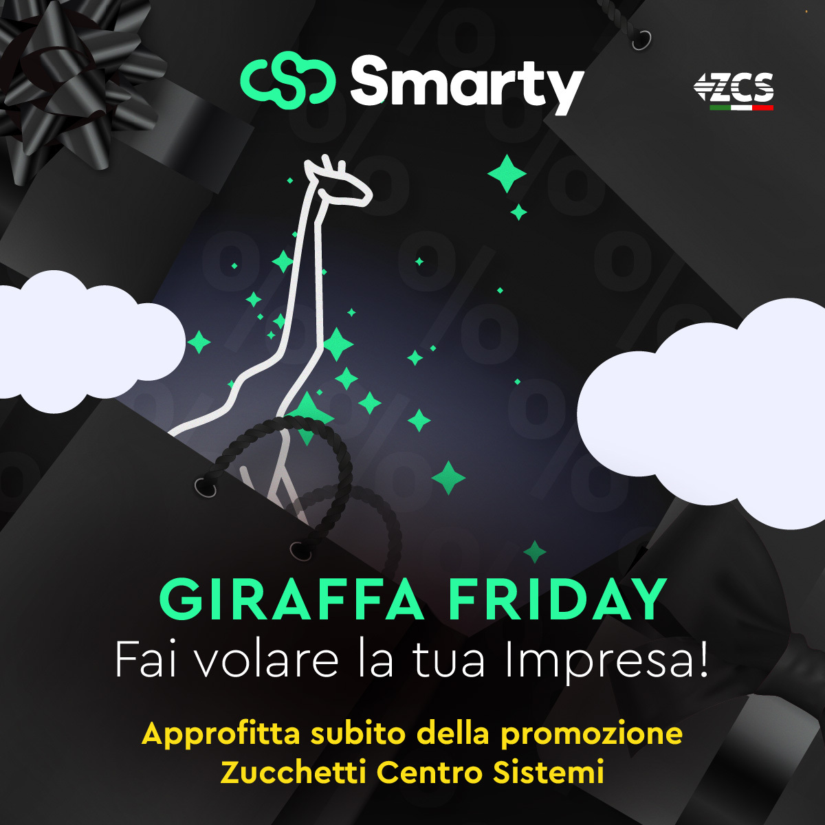 Giraffa Friday - Fai volare la tua Impresa!